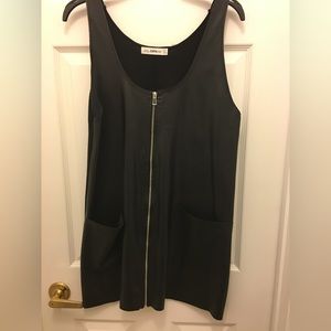 Zara faux leather dress